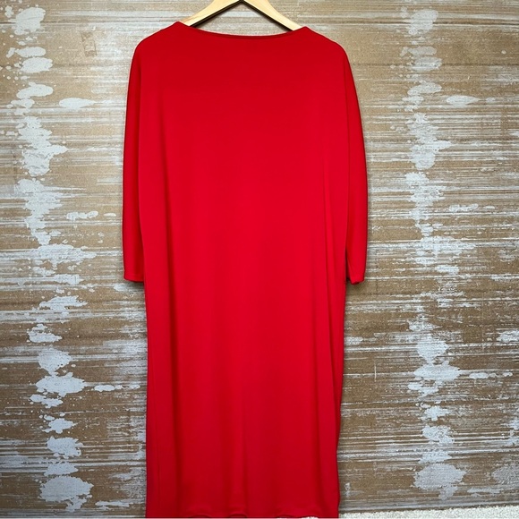 Lauren Ralph Lauren Sheath Dress Gold Button Career Work Wear Cut Out Womens L - Picture 5 of 7